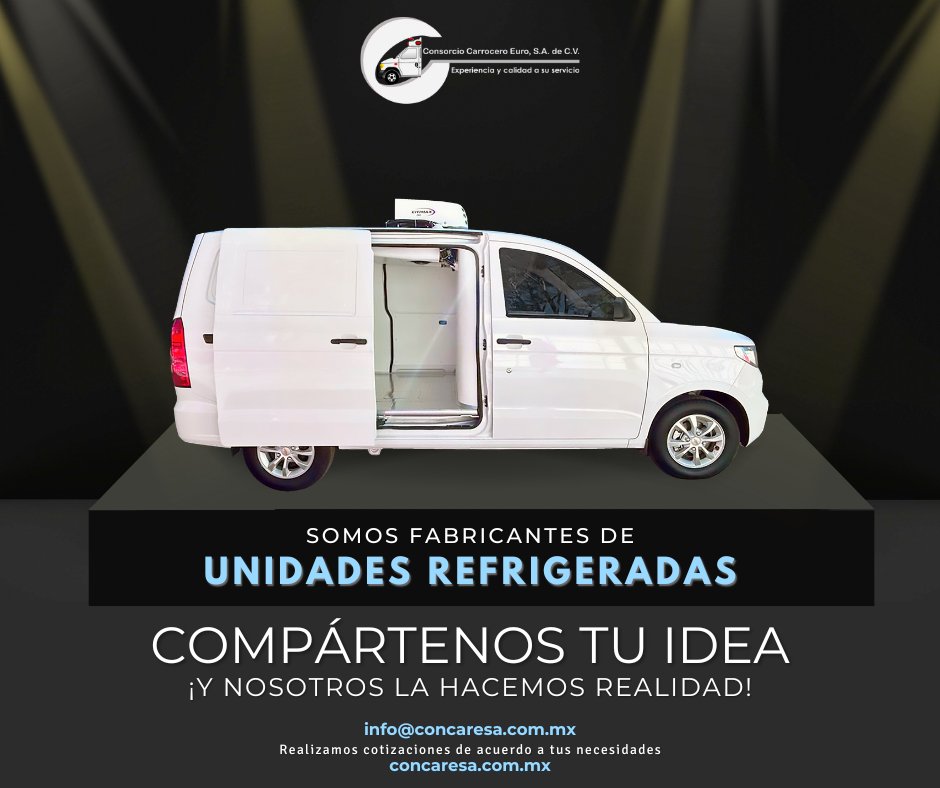 ConcaresaMx's tweet photo. ¡Somos FABRICANTES de unidades!
Déjanos un mensaje o dedícanos un correo para resolver cualquier duda que tengas.
#unidadrefrigerada #paqueteria #reparto #Delivery #Carrocería #concare #vagoneta #fabricantes https://t.co/6GgsleLM3L