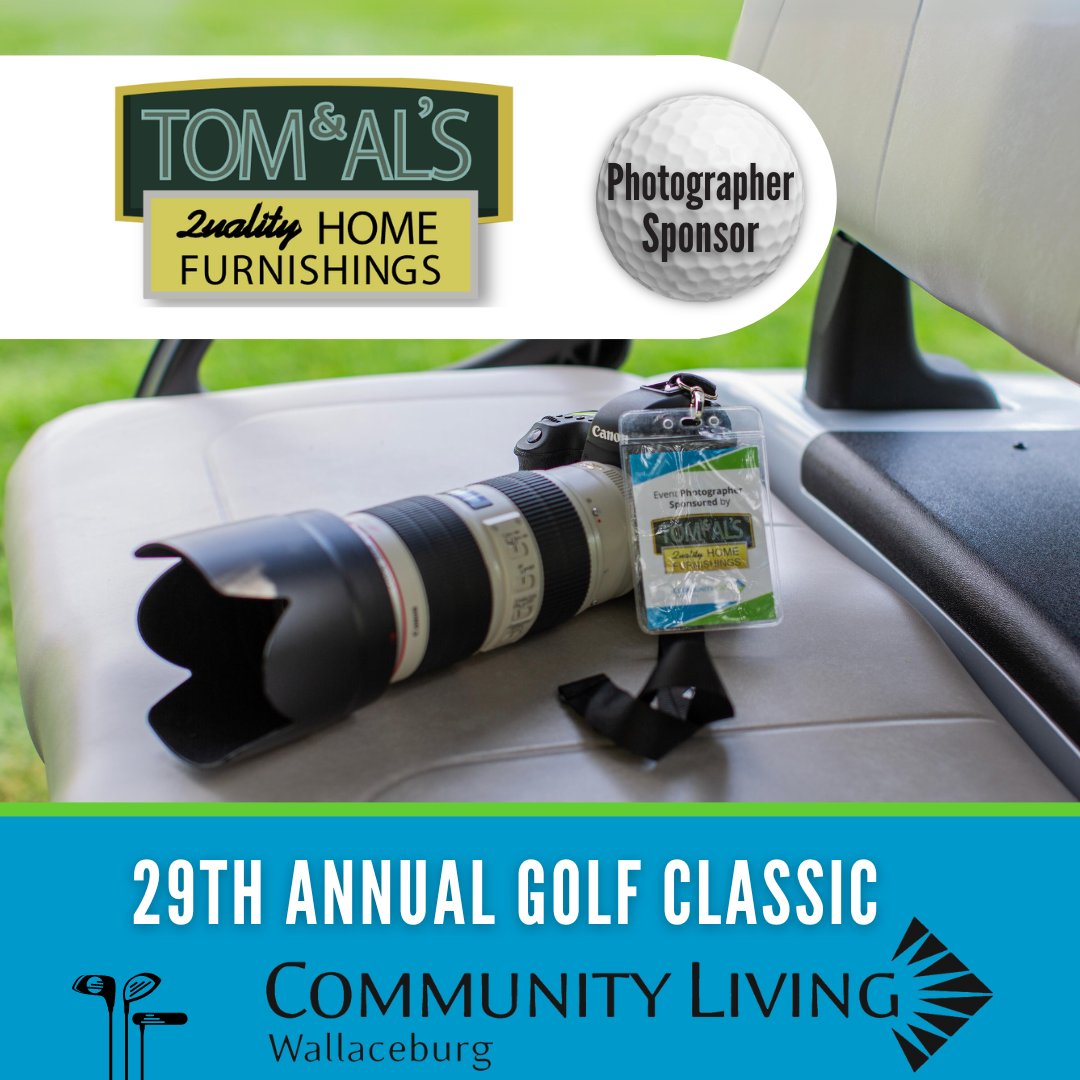 Thank you to Tom &amp; Al's Furniture for being our Photography Sponsor at our 29th Annual Golf Classic this year! Tom &amp; Al's has been a loyal supporter of our golf tournaments for many years. 💚