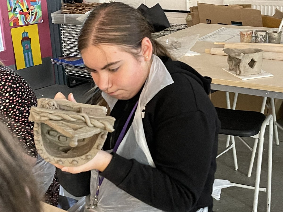 EW02. Final updates. Our students are incredible! It is always a privilege seeing them design and sculpt. The Art department has been buzzing with joy all week and we are very proud. Here are some final snaps &amp; videos to end the week. #BeckfootArt #EW24