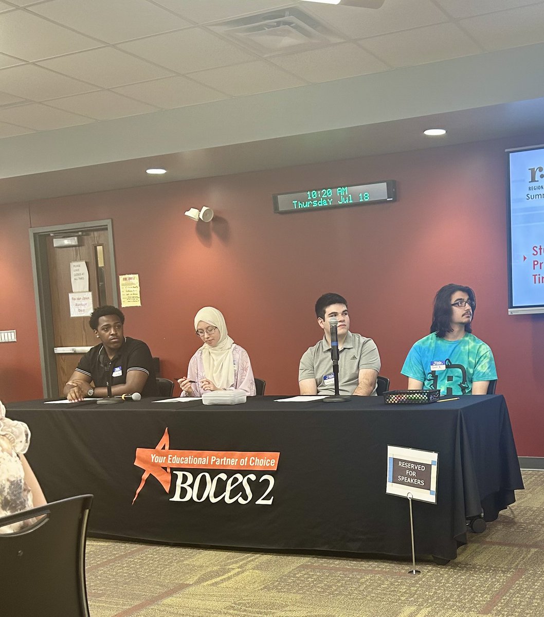 Equity in Action! RCSD Scholar David Buyan, sharing with districts across the county what student leadership truly entails <a href="/RCSDNYS/">Rochester City School District</a> #REN