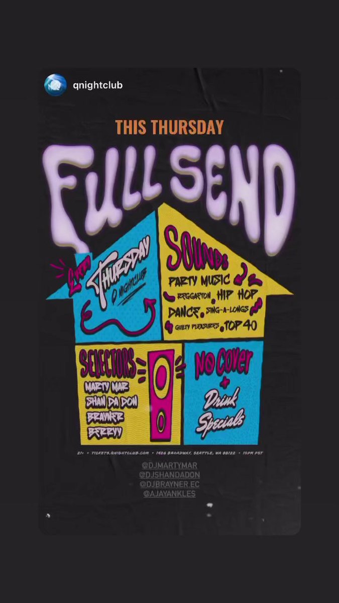 BLOCK PARTY PRE FUNK TONIGHT AT <a href="/qnightclub/">Q Nightclub</a> FULL SEND! 10pm!