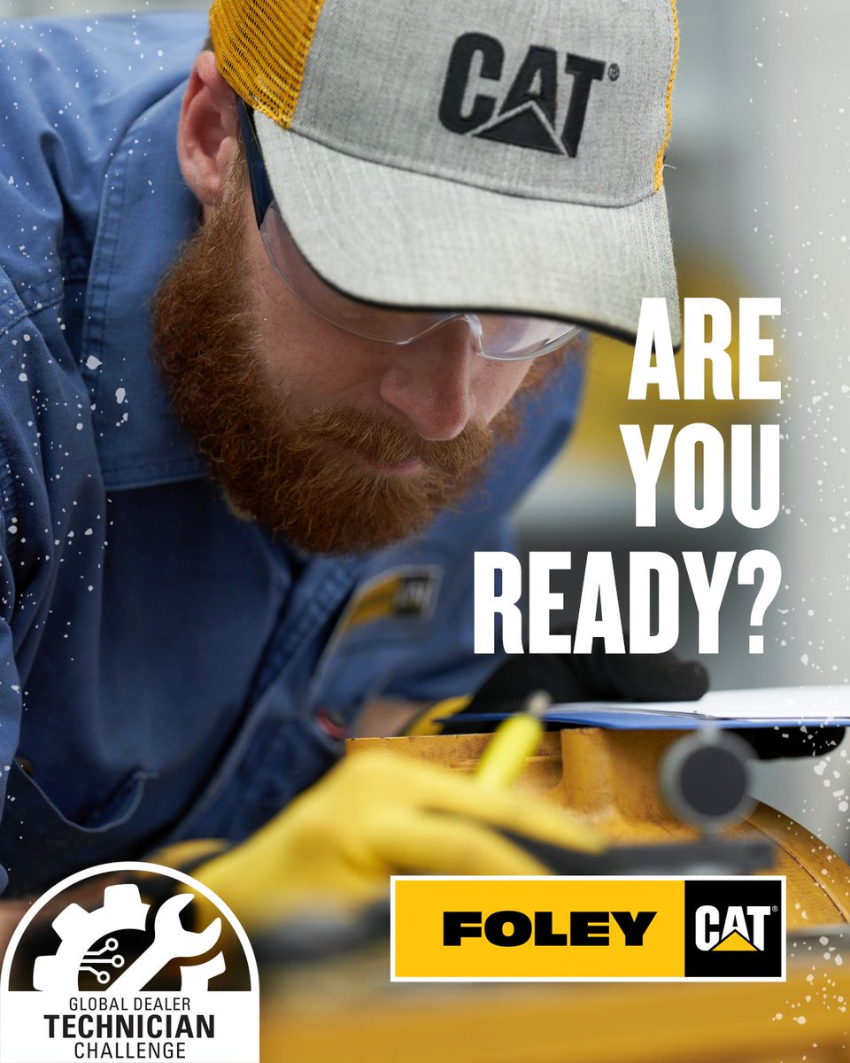 We're getting ready for the first ever Global Dealer Technician Challenge!
Our technicians will battle for a chance to take the crown in Las Vegas in 2026. Stay tuned for details!

#foleycat #gdtc #globaldealertechnicianchallenge #heroesofthetrade #iamcaterpillar #letsdothework