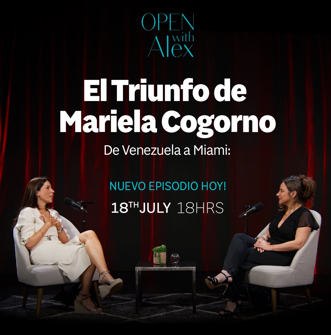 ¡Nuevo episodio hoy en #openwithalex
Con Mariela Cogorno. No te lo pierdas 👇
youtube.com/shorts/J3nYVOM…