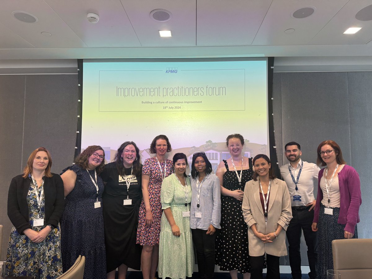 laura8289's tweet photo. Fantastic day at @KPMG for the improvement practitioners forum sharing success and learning from colleagues around the country! Lots of notes taken and such a valuable day! https://t.co/LIh9XY4Cma