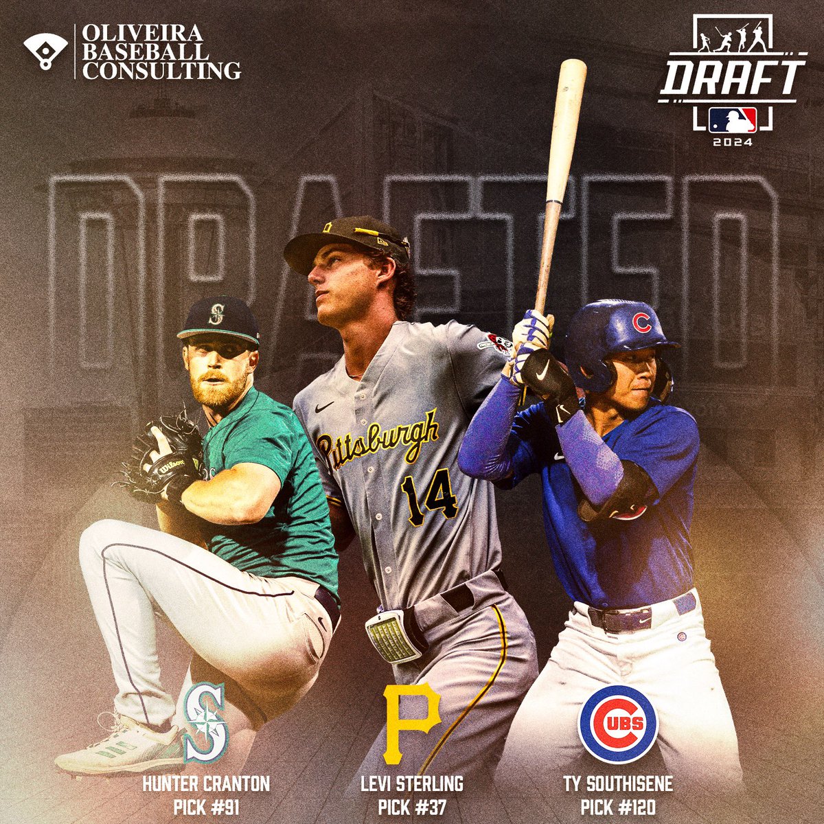 Proud to have 3 clients drafted in the top 4 rounds in this year's draft. Helped guide them through the college recruiting process &amp; agency selection process for pro ball representation. Good luck as you begin your professional careers, will be there for the MLB debuts #OBC