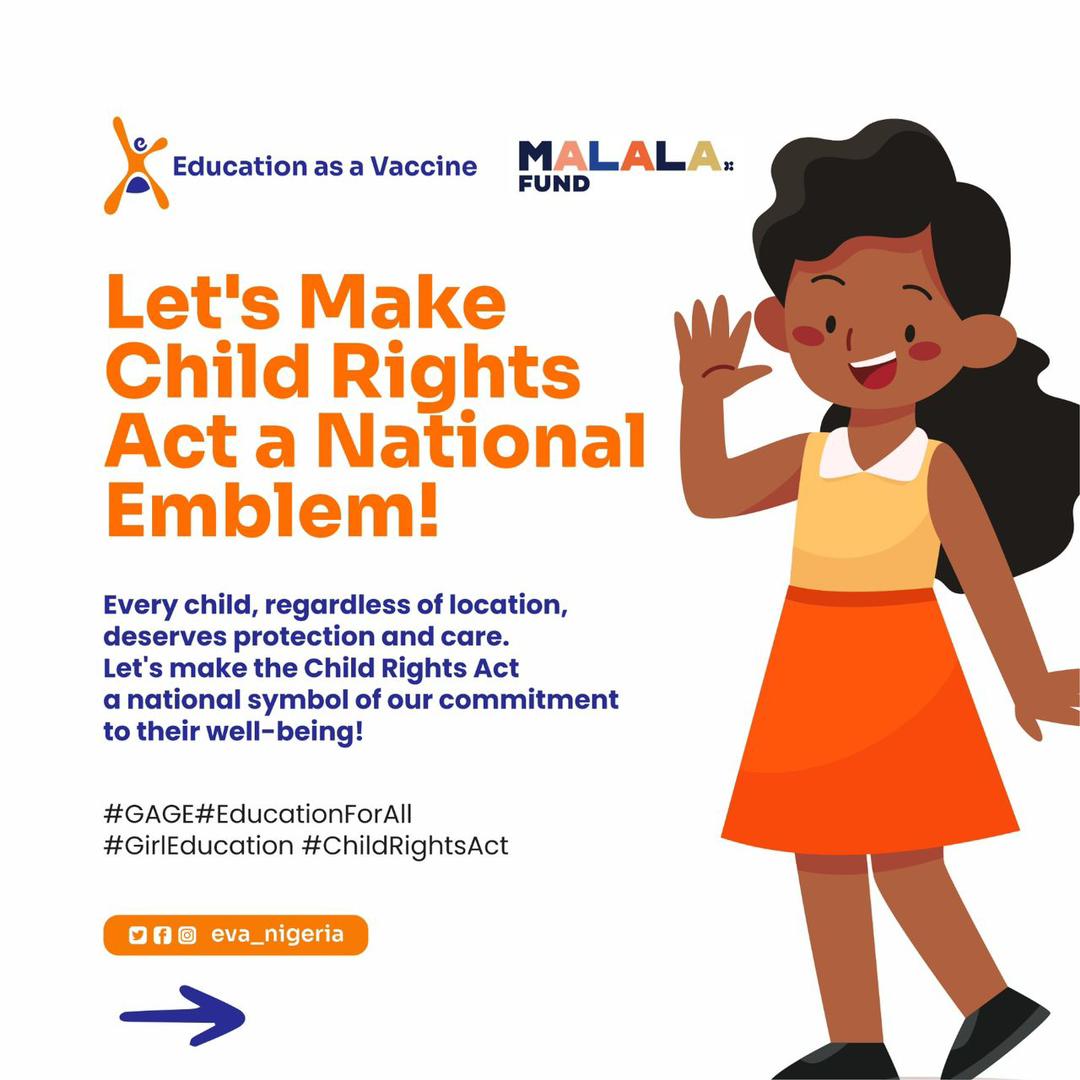 SherifahTanimu's tweet photo. Do you know about the Child Rights Act?

The Child Rights Act (CRA) is a legal framework designed to protect the rights and welfare of children.
Key aspects typically covered in such acts include protection from abuse, exploitation, and neglect, access to education and healthcare https://t.co/GB4NIAhjjI