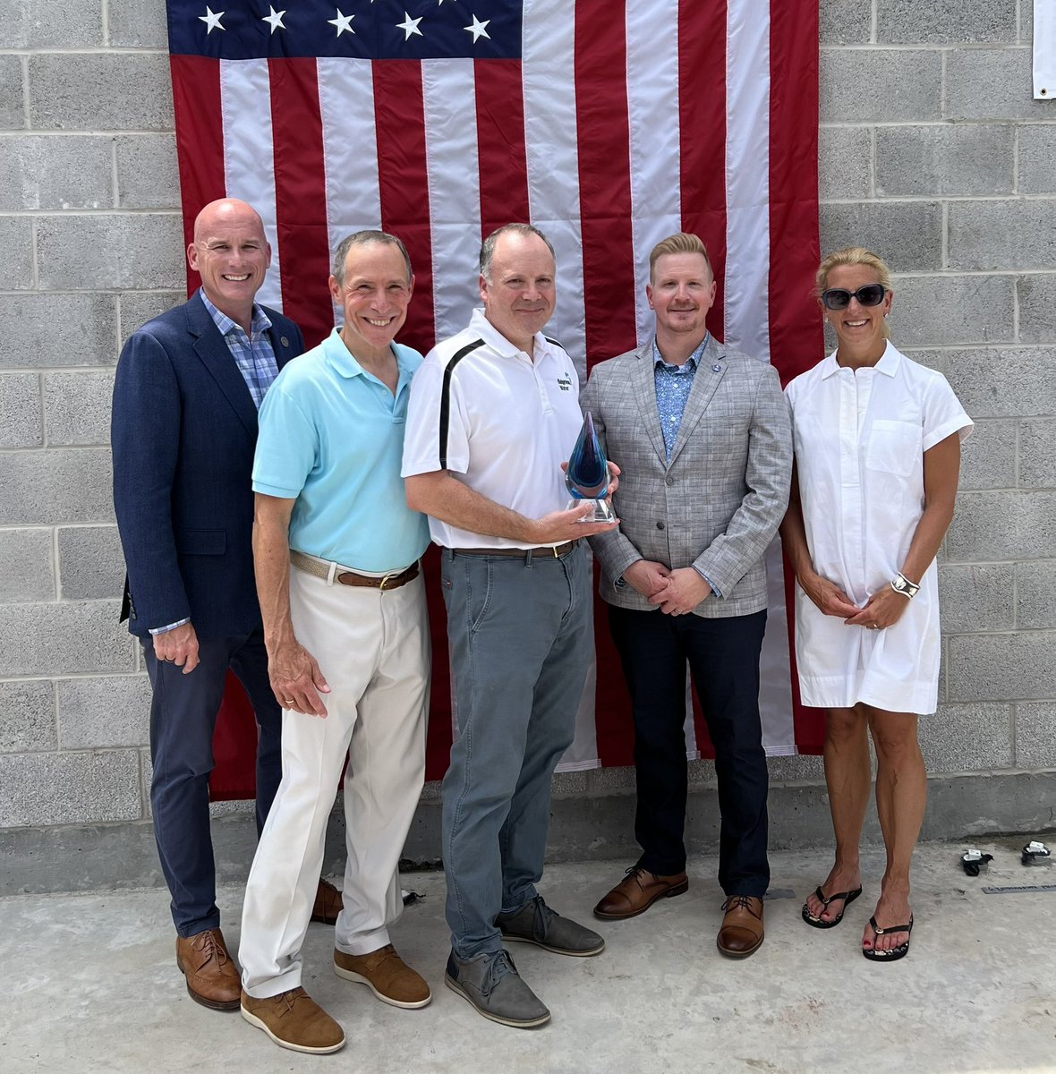 07541_Manager's tweet photo. Today, NJ DEP Commissioner Shawn M. LaTourette presented the first “Our Water's Worth It” trophy to Ridgewood Water for our efforts to conserve water, address PFAS contamination and replace lead service lines.  Congrats RW!
#OurWaterIsWorthIt #RidgewoodWater #RidgewoodNJ https://t.co/Ab1yfpVKfw