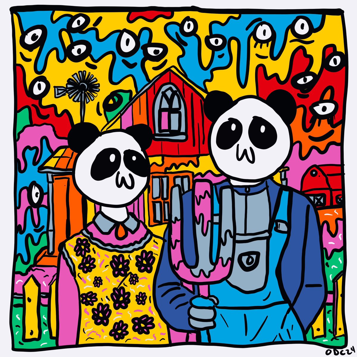 ARTBYODC's tweet image. 🐼✨ Dive into the whimsical world of cute panda pop art, live now on Foundation! 🎨

🌟 Each piece captures the playful spirit of pandas, Join us in celebrating these adorable creatures! #SaveThePandas #PandaArt #foundation