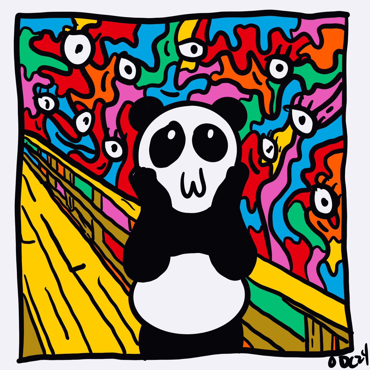 ARTBYODC's tweet image. 🐼✨ Dive into the whimsical world of cute panda pop art, live now on Foundation! 🎨

🌟 Each piece captures the playful spirit of pandas, Join us in celebrating these adorable creatures! #SaveThePandas #PandaArt #foundation