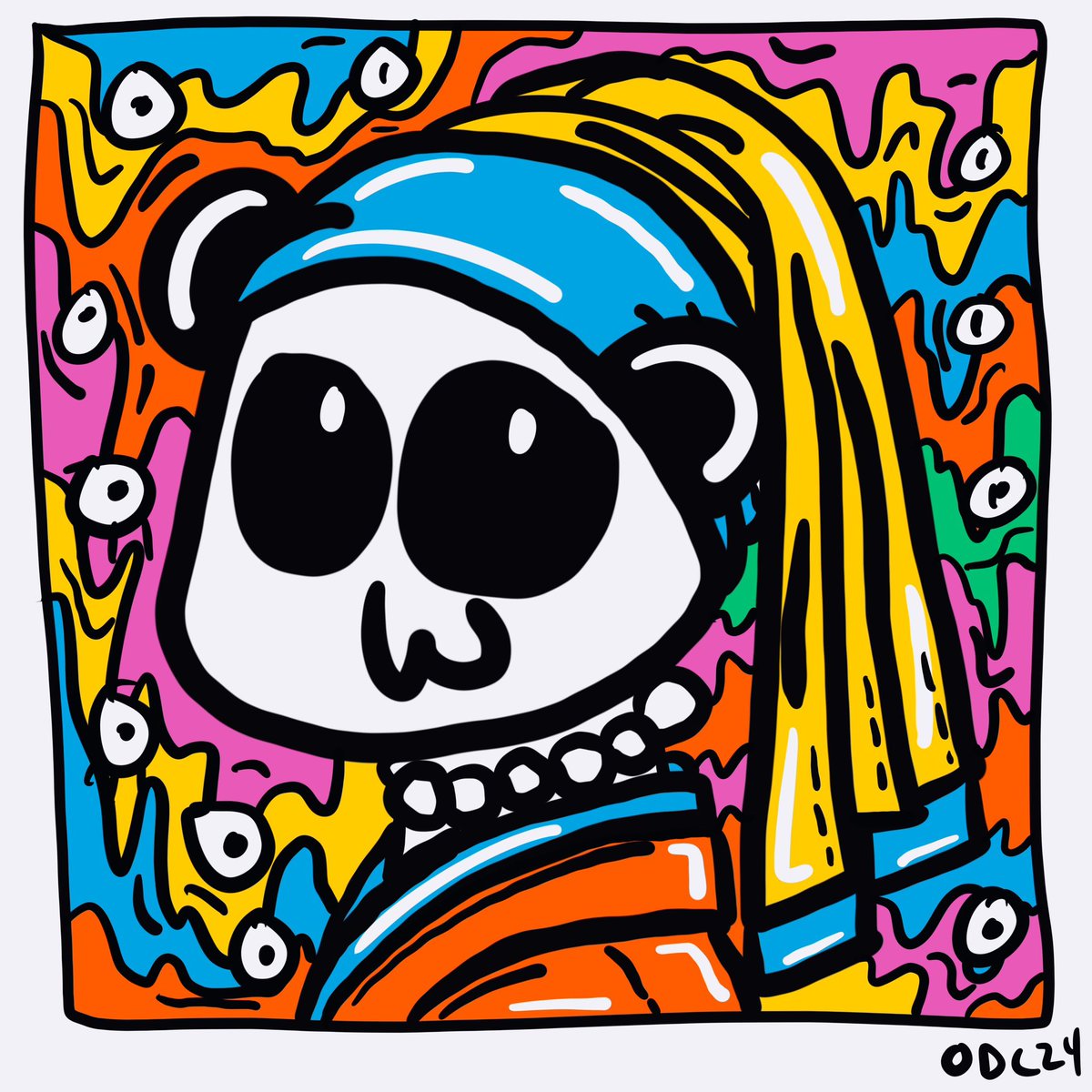 ARTBYODC's tweet image. 🐼✨ Dive into the whimsical world of cute panda pop art, live now on Foundation! 🎨

🌟 Each piece captures the playful spirit of pandas, Join us in celebrating these adorable creatures! #SaveThePandas #PandaArt #foundation