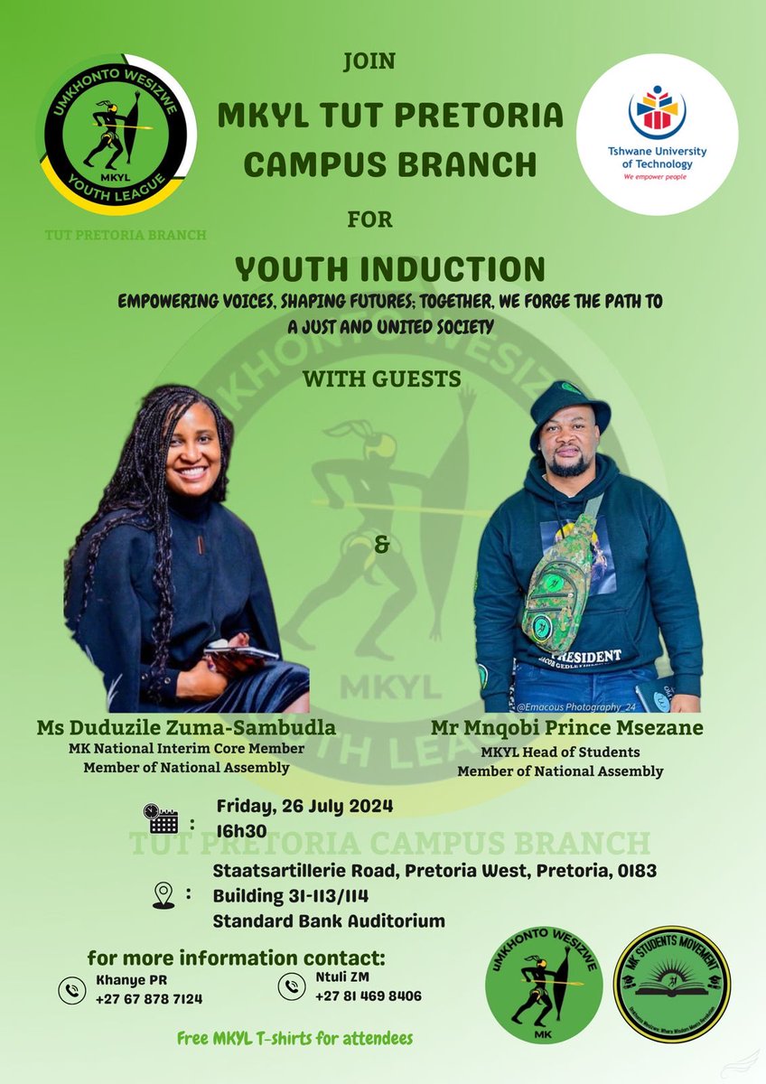 Let’s go back to the ground where we belong. Next week join us at TUT 💚🖤💚🖤