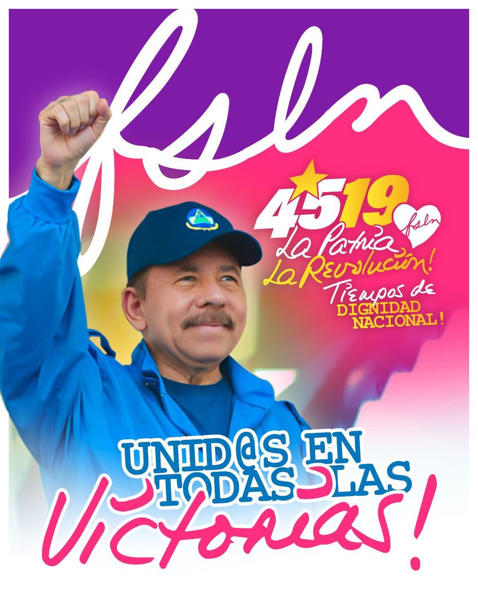 ¡Aquí no se rinde nadie! ✊🏼
¡Aquí Nicaragua Libre! 🇳🇮

#UnidosEnVictorias 
#4519LaPatriaLaRevolucion