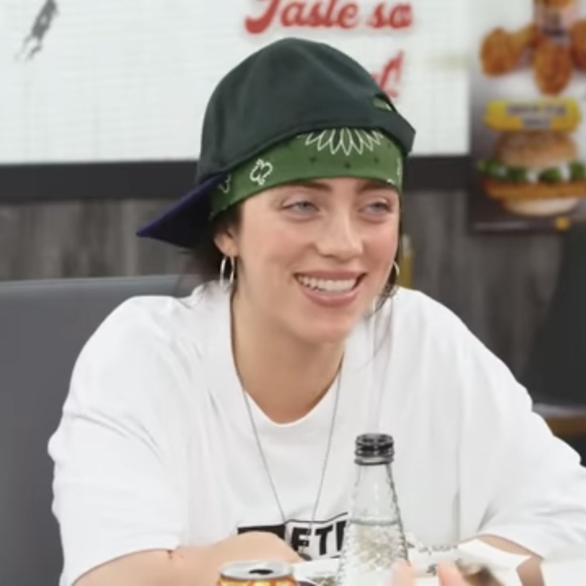 B3lement's tweet photo. Is it just me or is billie eilish slowly turning to Eminem? https://t.co/tXRwnrjn1O
