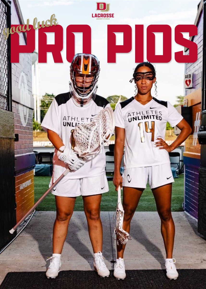 DU_WLAX's tweet photo. The Crimson and Gold is well represented in the pros!!

Good luck to Trinity McPherson in her professional debut and assistant coach Britt Read in the 2024 AU Pro Lacrosse Season🥍

Tune in to ESPNU tonight and Saturday to catch the action.

#GoPios https://t.co/aUcvX86ayx