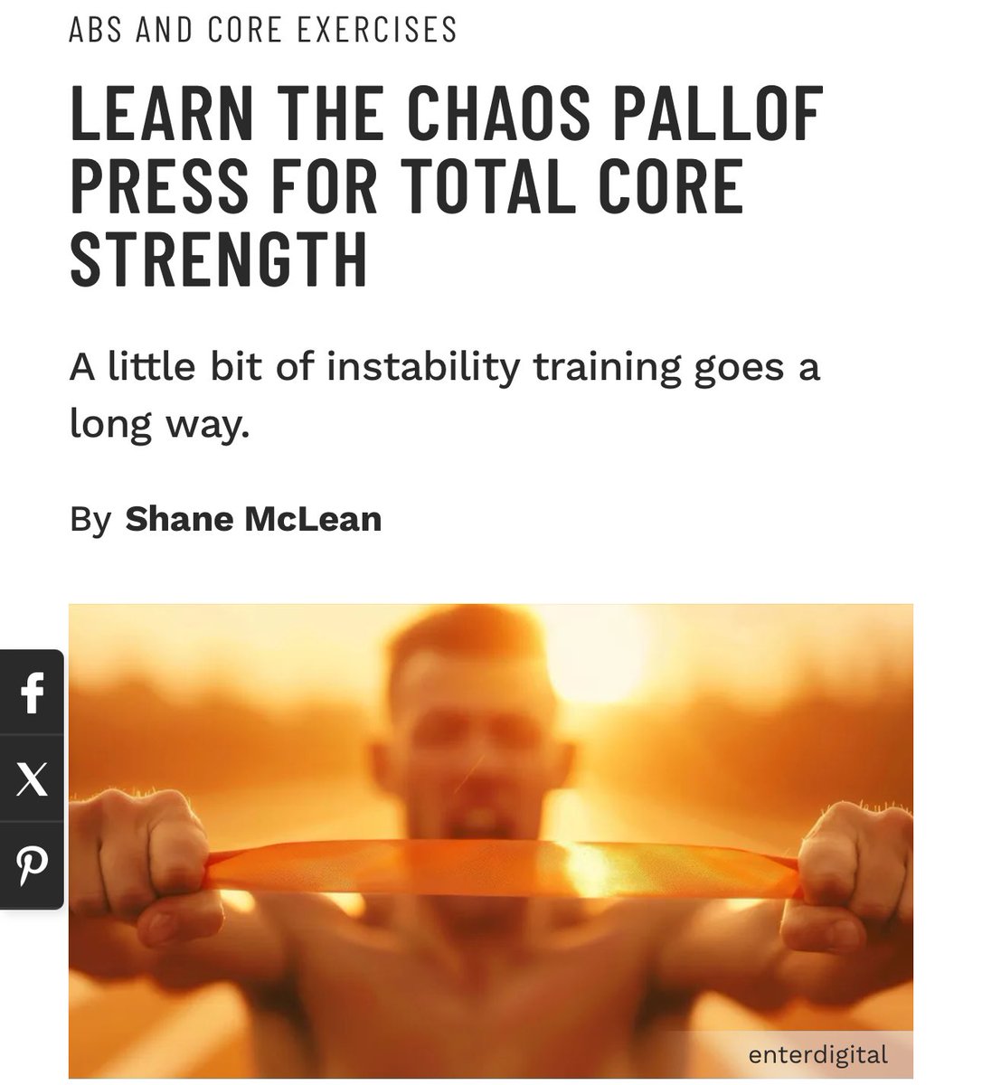 muscle_fitness's tweet image. LEARN THE CHAOS PALLOF PRESS FOR TOTAL CORE STRENGTH
A little bit of instability training goes a long way.
By Shane McLean
@outbackperformances
Read Article: muscleandfitness.com
@muscleandfitness @muscleandfitnesshers
#abs #exercises #coreexercises #coretraining…
