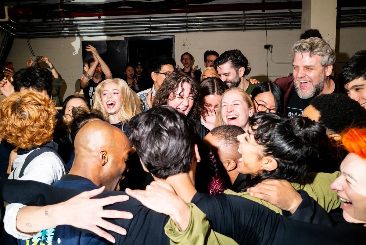 THIS JOY! • #tbt • The day we were nominated for 4 Tony Awards + Best Musical 💙 Final weeks, must end Aug 10 • Link in bio • Repost @justin_peck