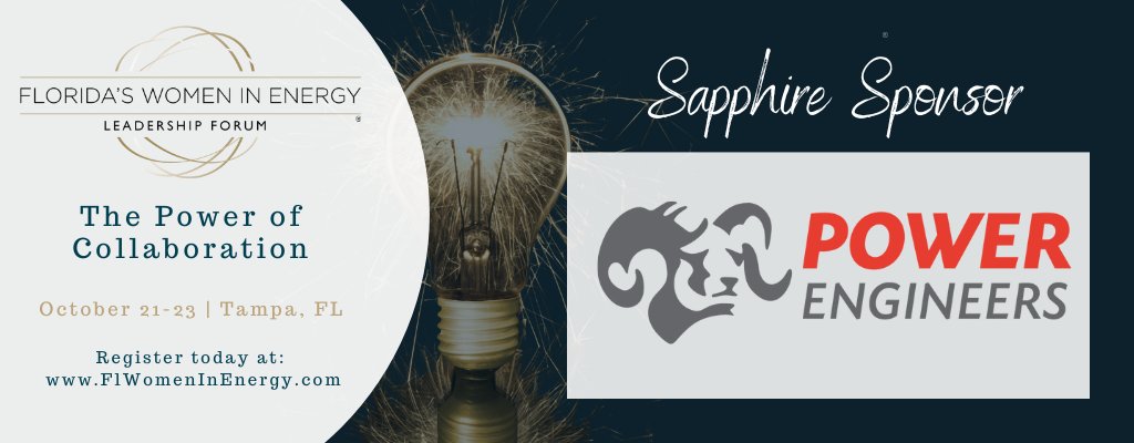 FLWomenInEnergy's tweet photo. Sponsorship SPOTLIGHT, today we recognize @PWREngineers , a sapphire sponsor of Florida's Women in Energy Leadership Forum 2024, The Power of Collaboration. Thank you for your unwavering support of FWELF and our mission to inform, inspire, and motivate #FWELF2024 #WomenInEnergy https://t.co/BAZK01r0UZ