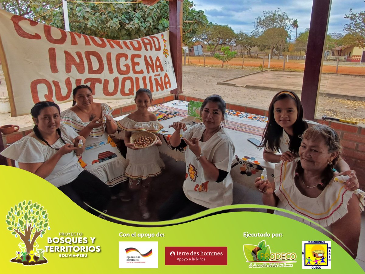 PRODECO_BOLIVIA's tweet photo. ¡Día de grabación con la asociación de Mujeres de Totaí🎥🌿
En PRODECO, estamos orgullosos de apoyar a las mujeres emprendedoras de la comunidad indígena Quituquiña, del municipio de San José de Chiquitos, y promover el aceite de Totaí, un tesoro de nuestra tierra chiquitana. https://t.co/Lkx05gFPJg