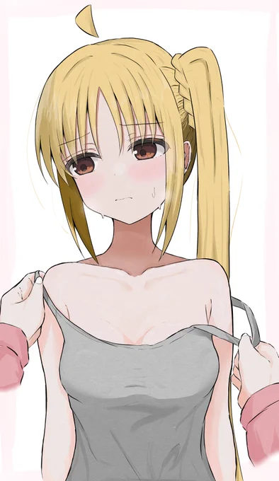 「虹夏ちゃん…ぬ、脱がせますね…」