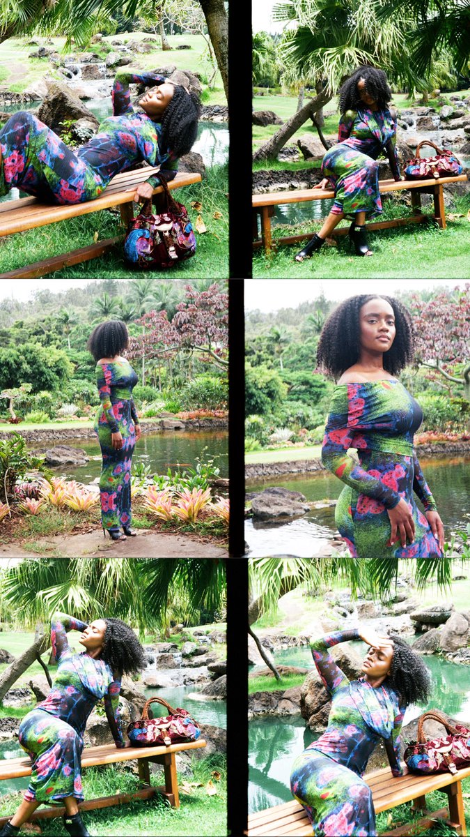GUACAWOLE's tweet photo. Made the dress, then flew her to Hawaii &amp; shot a mini campaign for it. Stop making excuses, sometimes you gotta just do it yourself. Capsule Collection drops 07/26 https://t.co/kUMH6m7O8z