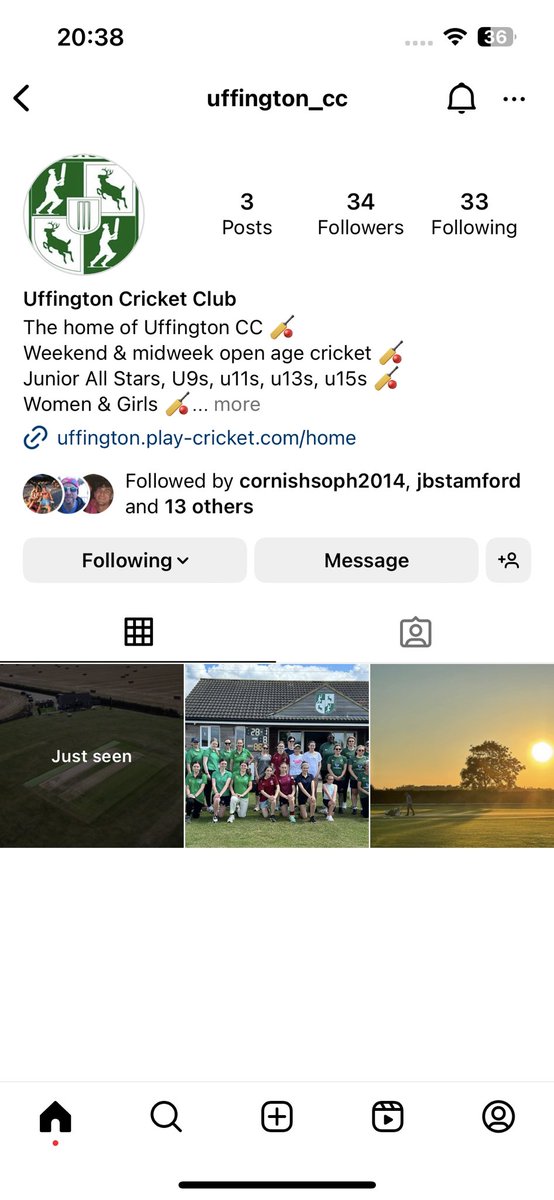 Uff_Cricket's tweet photo. If you’re on Instagram, please follow our new Instagram page! 
@Uffington_cc https://t.co/AsqOZAgHha