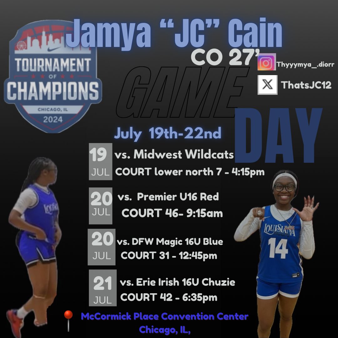 Last Rodeo of the summer .
Can’t wait to compete and give some buckets, BOOT representative !
@LgrBasketball @UL_CoachJones <a href="/CoachJo__/">JoJo Hernandez</a> <a href="/Harlyn__/">harlyn 🏀</a> <a href="/ACUWBB/">ACU Women’s Basketball</a> @Coach_Mathurin <a href="/CoachKJLee/">Coach Kj Lee</a> @USM_WBB_Recruit <a href="/PrepHoopsLA/">Prep Hoops Louisiana</a>