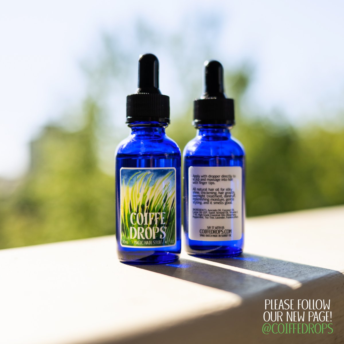 Introducing Coiffe Drops! 🌟 What started as a super-powered home remedy for dry scalp is becoming so much more. We're now one step closer to becoming a real and meaningful hair product and our first labels are a huge milestone. #newhairproduct #brandreveal #smallbatch #haircare