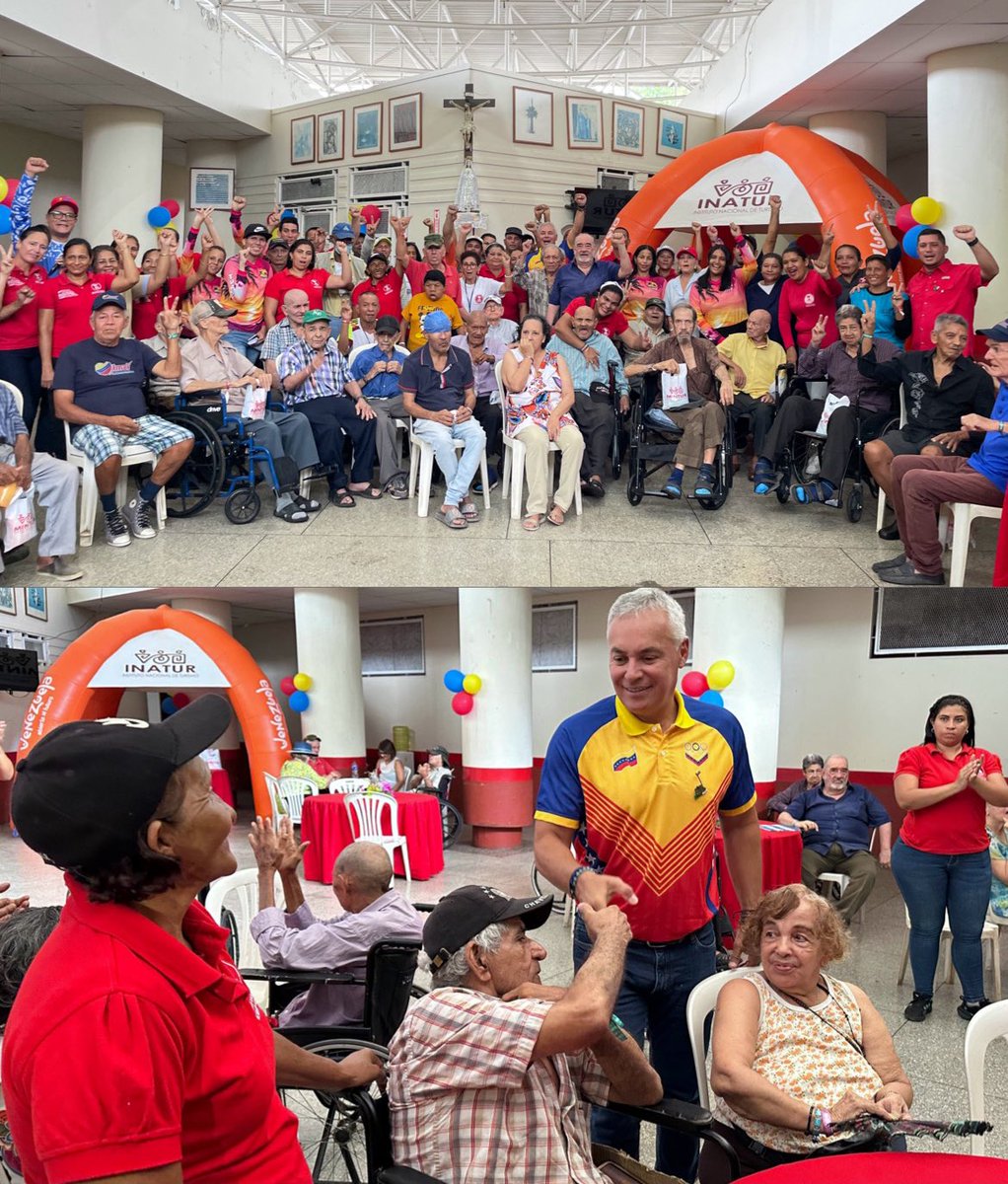 Braianvargasve's tweet photo. Acompañamos la tarde de este #18Jul a nuestro ministro @AliErnesto32, en un hermoso compartir con las abuelas y abuelos del Centro de Servicio Social “Monseñor Rafael Arias Blanco”, de la parroquia Juan Griego en el municipio Marcano del Edo. Nueva Esparta.

#VenezuelaObrera https://t.co/U5eYldG814