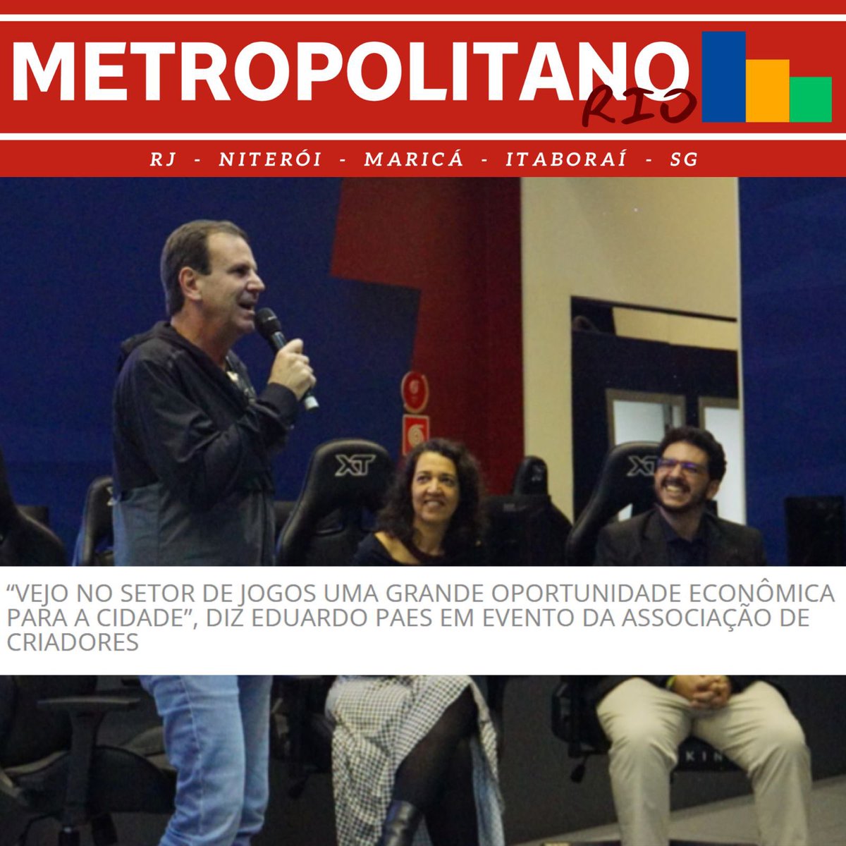 acjogos_rj's tweet photo. Estamos orgulhosos de liderar essa conversa e destacar a importância da indústria de jogos na geração de empregos, inovação e crescimento econômico.🌟

#ACJOGOSRJ #riodeoportunidades https://t.co/dHVYBetC8J