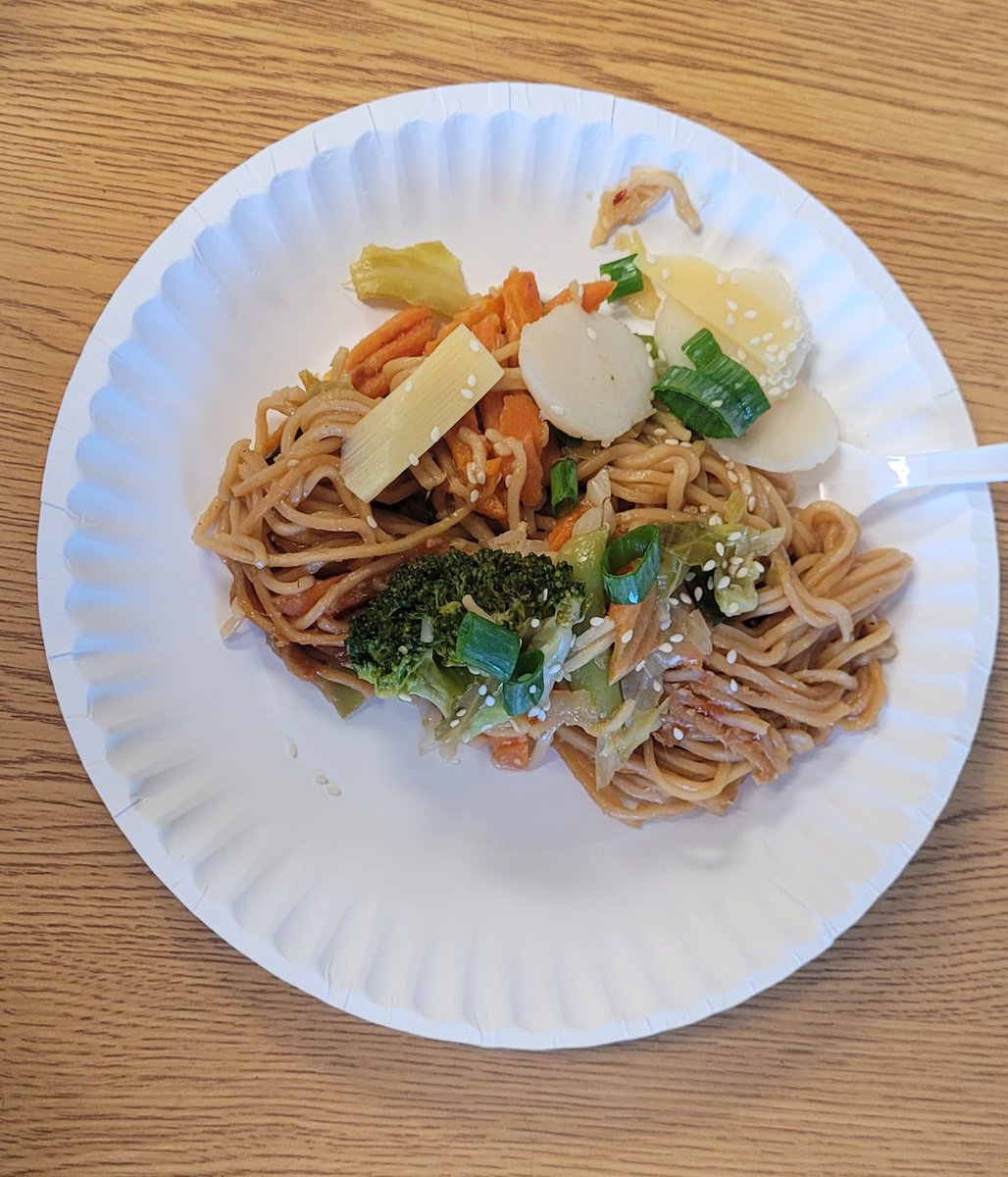 In our last week of ESY summer school, students followed a recipe (reading &amp; math) to help Ms. Siegel make hot pot Lo Main. #112Leads #ESYFun