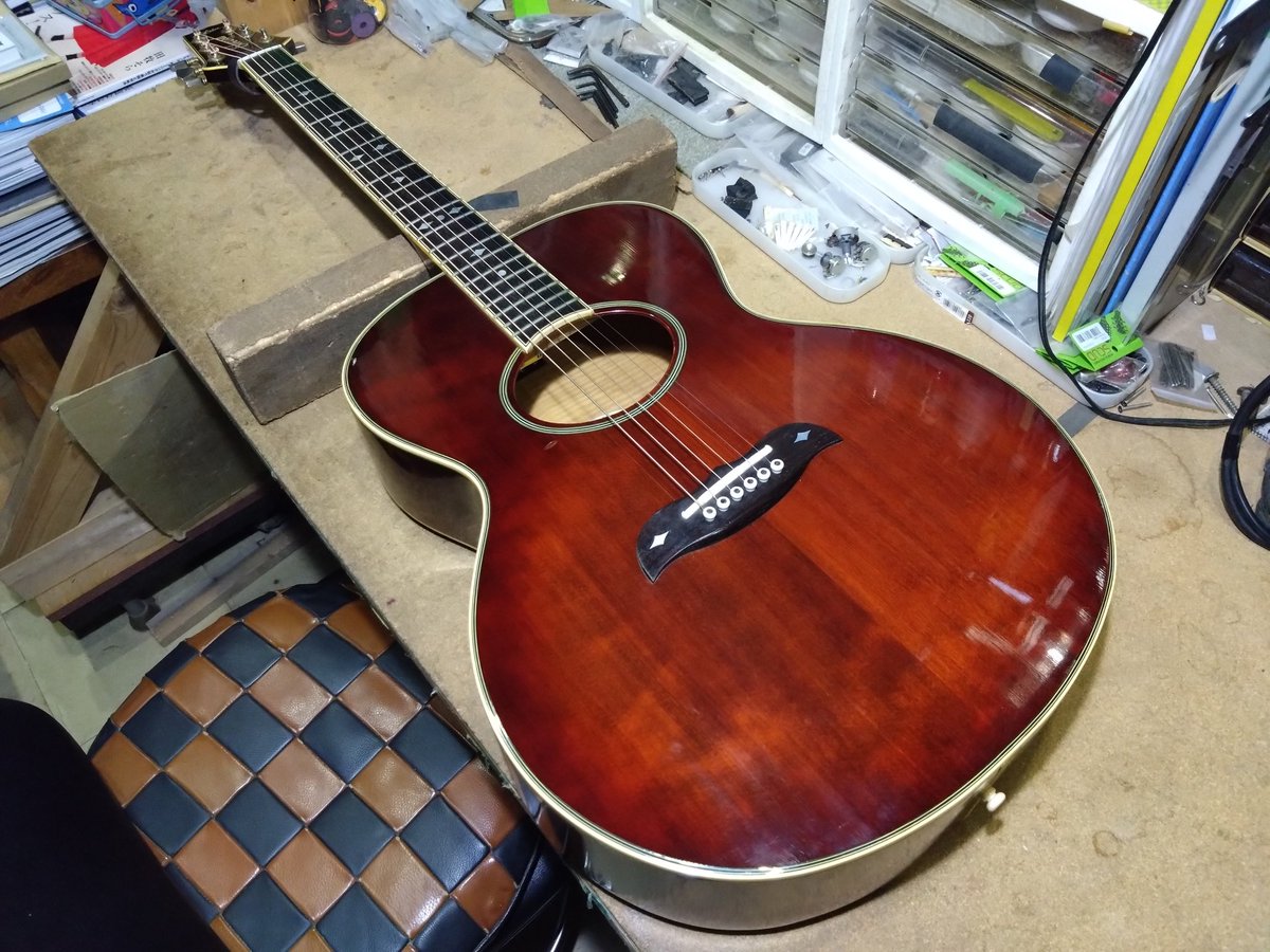 Dsdesign10's tweet photo. Aria Elecord FE-70
Truss rod adjustment, Nut slit adjustment
#guitar #ギター
#guitarrepair #ギターリペア
#aria #アリア
#ariaelecord #アリアエレコード
#fe70
#dsdesign #ディーズデザイン
2024-02-012 https://t.co/wsXPJlbI7s