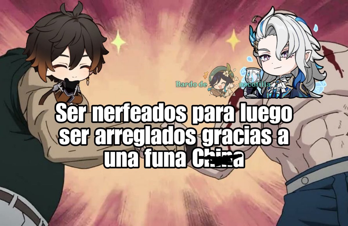 Bardopacotilla's tweet photo. Los únicos en ser nerfeados y bufeados https://t.co/aVEuzwdP15