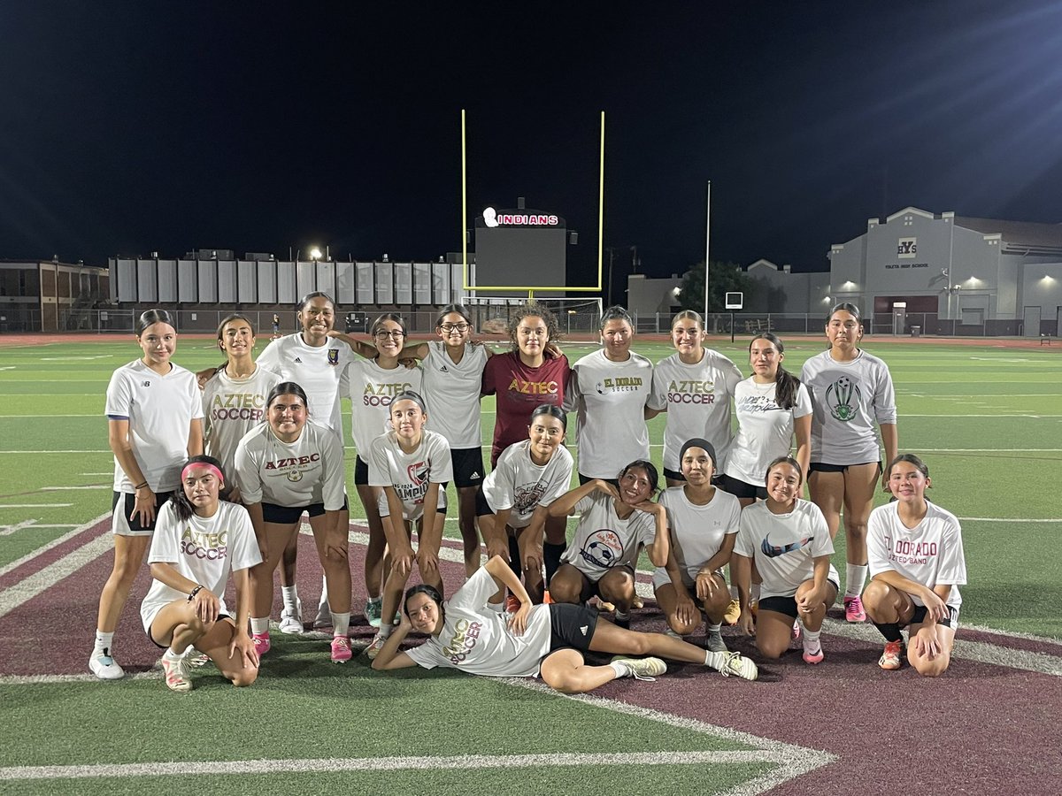 El Dorado Girls Soccer (@eldo_gsoccer) on Twitter photo Great end to our summer league with our last game last night . Thank you ladies for all the hard work and commitment this summer β½οΈ π₯
!! <a href="/Coach1Martinez/">Frank Martinez</a> <a href="/EDAztecs_HS/">Venessa Betancourt</a> Great end to our summer league with our last game last night . Thank you ladies for all the hard work and commitment this summer β½οΈ π₯
!! <a href="/Coach1Martinez/">Frank Martinez</a> <a href="/EDAztecs_HS/">Venessa Betancourt</a>