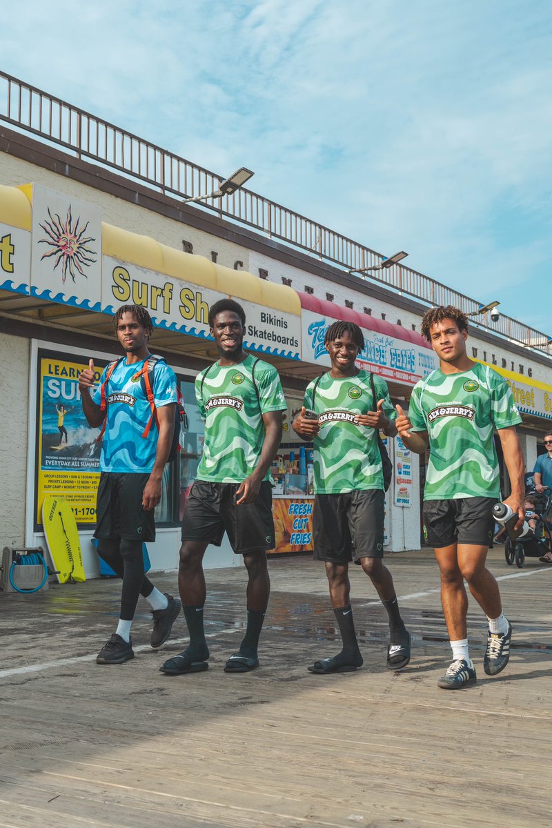 VermontGreenFC's tweet photo. 📍Ocean City, NJ

We’ve arrived at our beach town playoff destination, taking in the sights and having a light training session just a stones throw from the ocean. The boys are ready.  

Tomorrow, we go again. https://t.co/pSKScyvPzc