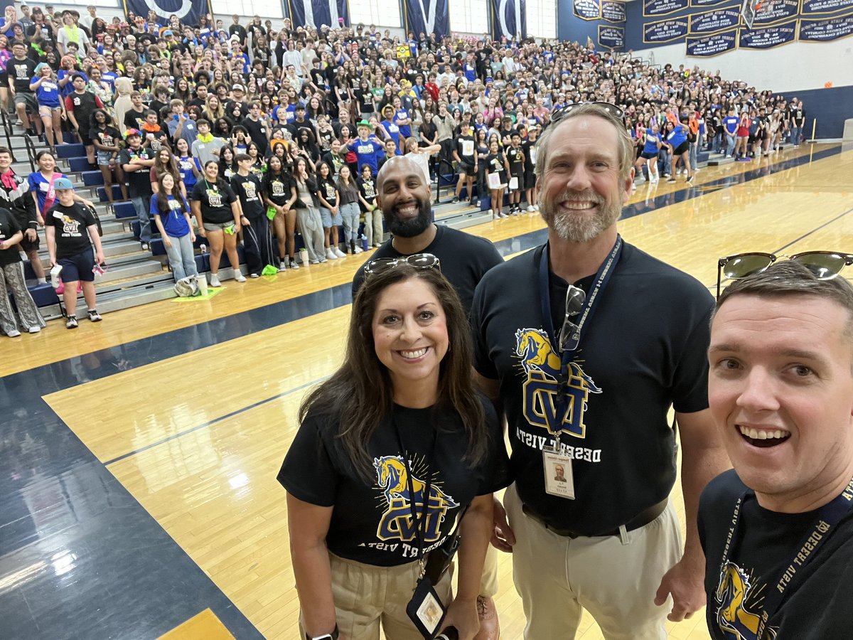 Desert Vista High School (@dvhs_tuhsd) on Twitter photo Welcome to the DV campus! Class of 2028, we loved meeting everyone today and we are looking forward to a great school year. Go Thunder! 💙⚡️💛 <a href="/TUHSD_News/">TUHSD News</a> <a href="/DV_Principal/">Principal White</a> Welcome to the DV campus! Class of 2028, we loved meeting everyone today and we are looking forward to a great school year. Go Thunder! 💙⚡️💛 <a href="/TUHSD_News/">TUHSD News</a> <a href="/DV_Principal/">Principal White</a>