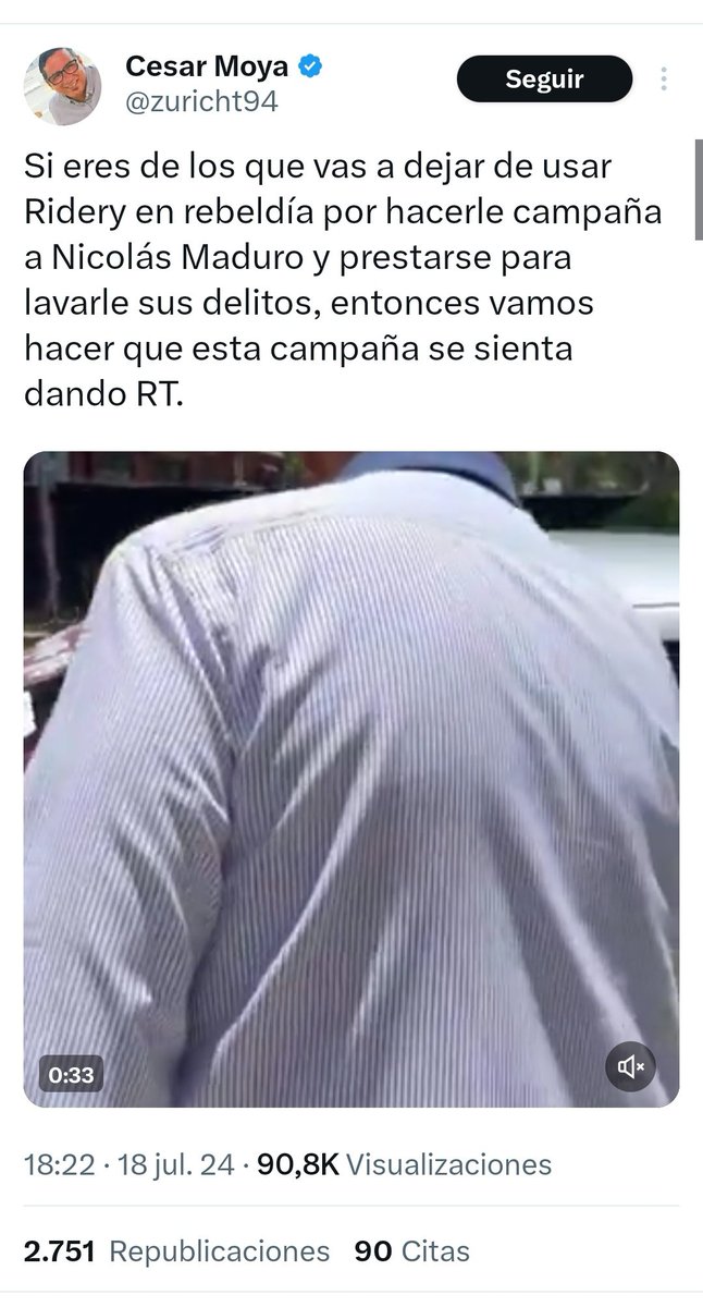 Karenmendezl's tweet photo. Operadores mediáticos d María Corina Machado llaman al boicot contra Ridery,q ofrece transporte vía app(tipo Uber) por haber trasladado a Maduro.Están poniendo en riesgo el sustento d miles d trabajadors. No les importa. Así son:buscan eliminar a todo el q piense distinto a ellos https://t.co/ld7VPOs4y4