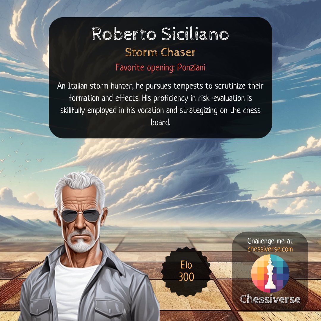 Chessiversegame's tweet image. Sharpen your skills with over 500 unique chess bots, each with their own personality and playing style, only at Chessiverse!
#chessbot #chess #chessiverse