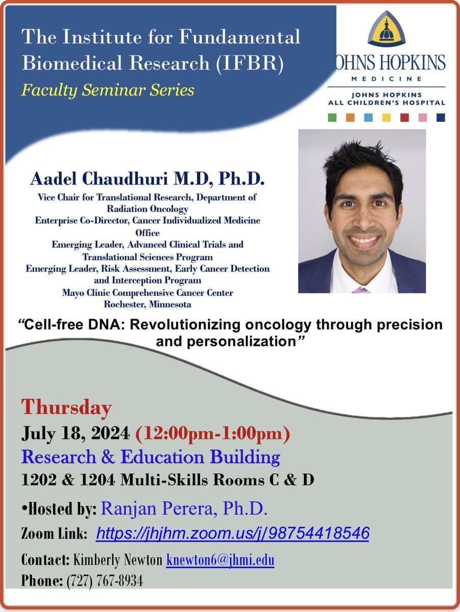 Aadel Chaudhuri, MD PhD tweet media