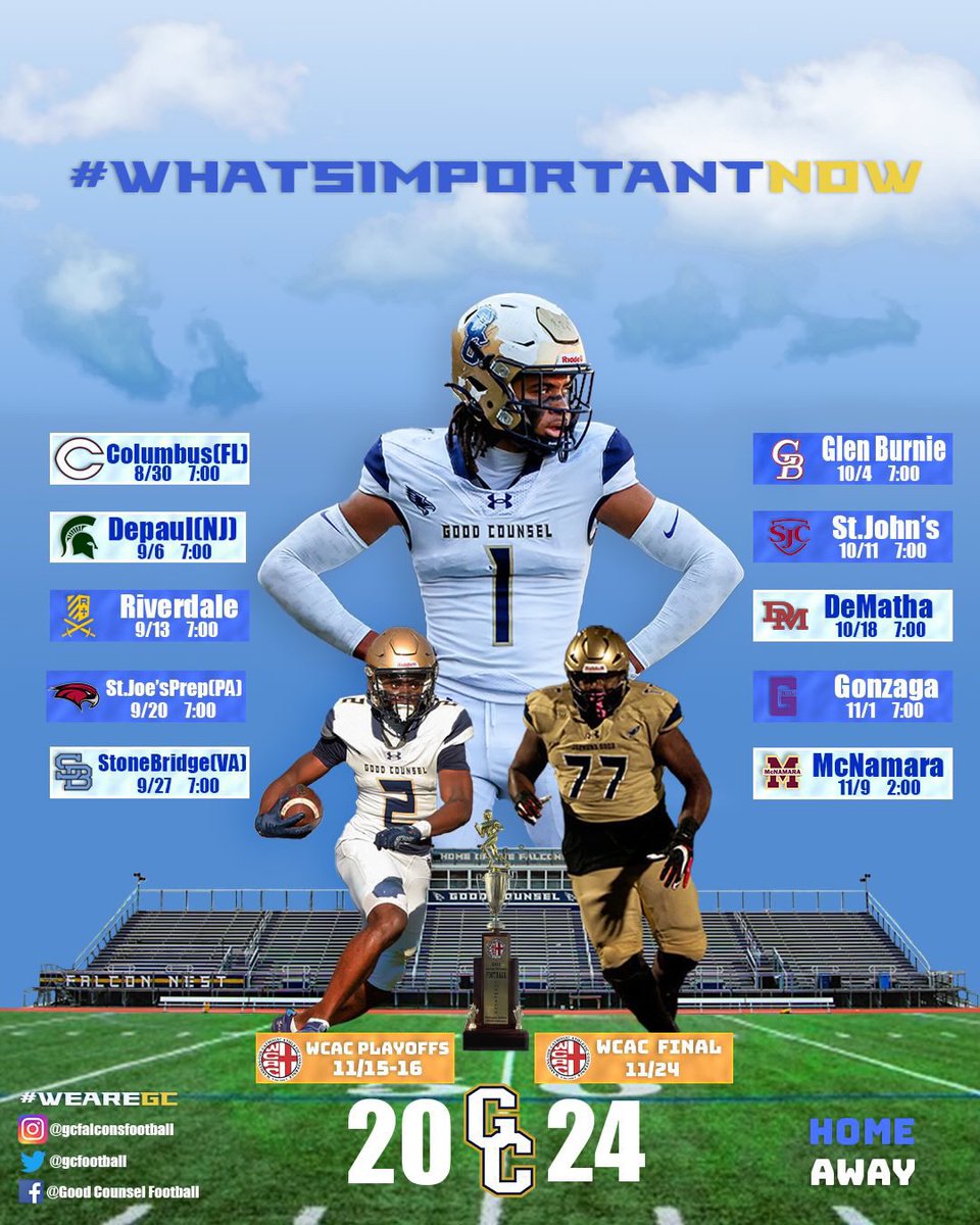 GC Football (@gcfootball) on Twitter photo 🚨 2024 UPDATED SCHEDULE! #WeAreGC #WhatsImportantNow 🚨 2024 UPDATED SCHEDULE! #WeAreGC #WhatsImportantNow