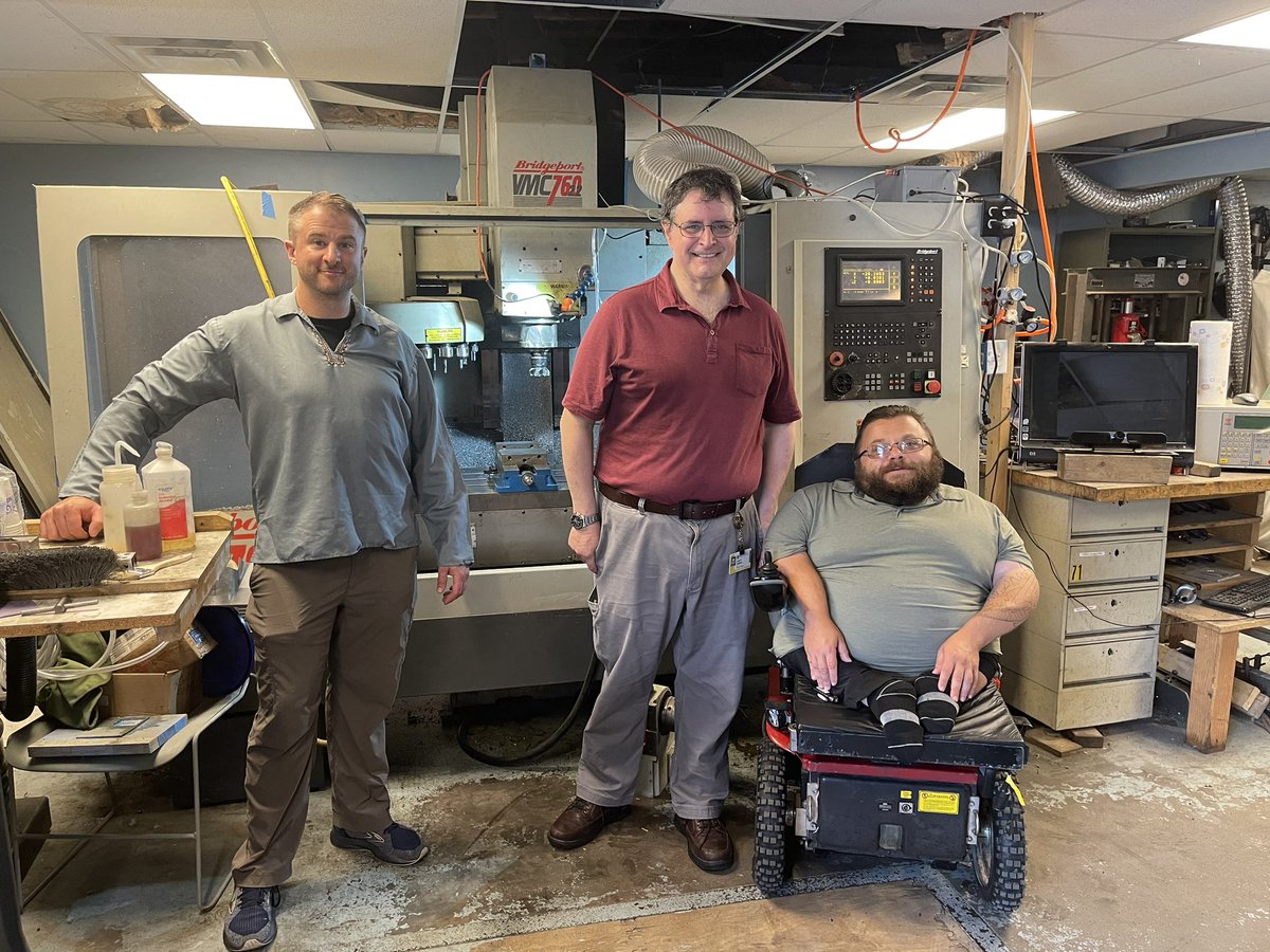 TheMIFinc's tweet photo. Yesterday, our Founder met with Professor Scott H. Seidman (University of Rochester) and Justin Pelletier (RIT). Both are excited to pursue partnerships to support our efforts! 🤝 #Collaboration #Innovation #MobilityIndependence https://t.co/fvb0EcxJ8q
