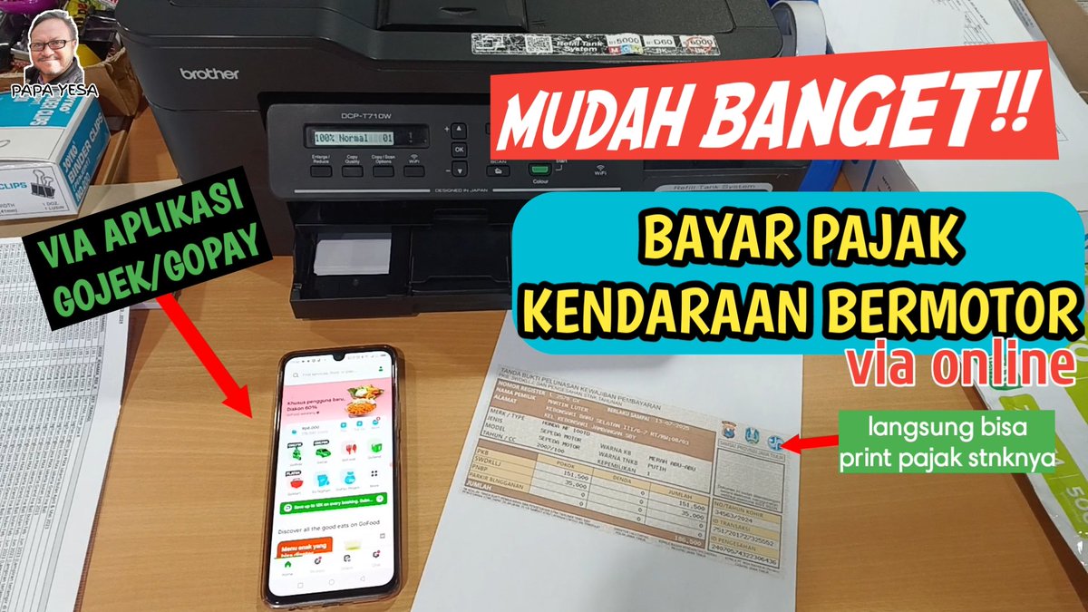 Langsung Bisa Print Sendiri Pajak STNKnya Gaezz..!! Pakai Aplikasi Ini 👇👇👇👇👇
youtu.be/vEKg5MkJgv0
#papayesa #youtube #youtubechannel #subscribe #bayarpajak #pajakstnk #pajaktahunanmotor