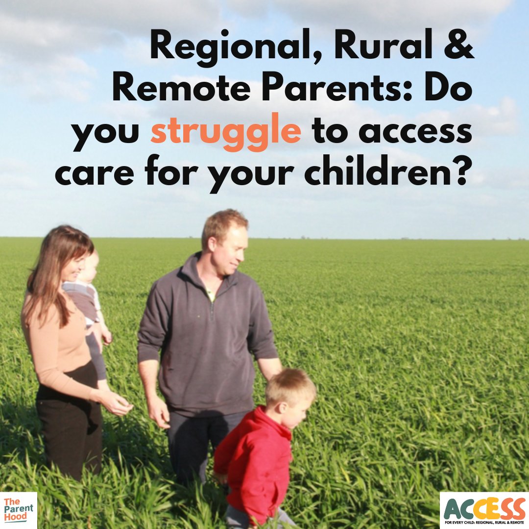 It's a simple question that can make a huge difference- do you struggle to access care for your children?

Complete <a href="/the_parenthood/">The Parenthood</a> 's quick two minute survey to shed light on the childcare crisis in regional, rural, and remote areas.

Click here: form.typeform.com/to/OLpVshWJ