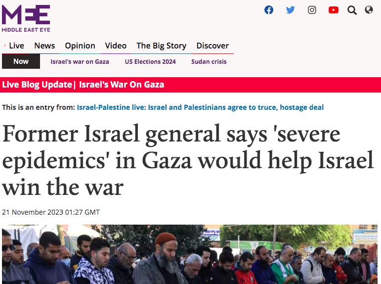 Every Israeli horror is a plan.