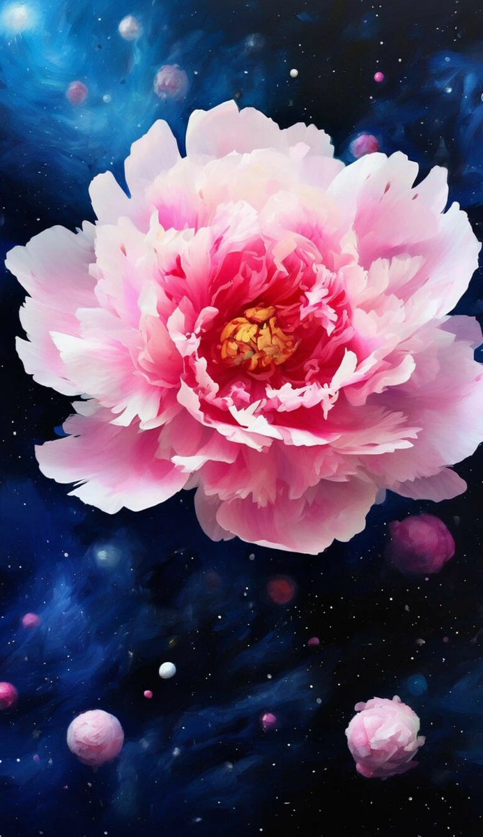 My work co-authored with AI 🌸#ArtistOnTwitter #acrylicpainting #plotnikovaART #botanicalart #botanicalpainting #ai #AIart 
#AIcommunity #шедеврум