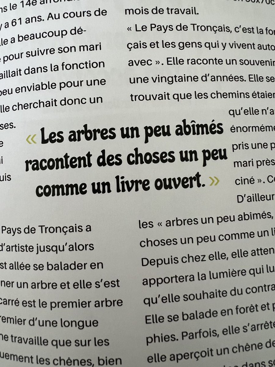 Merci au camarade <a href="/ThibaultMeunie8/">Thibault Meunier</a> pour la réception de l’ouvrage « Habiter Tronçais », façonné par ses élèves du Collège François Péron, qui raconte la vie au Pays de Tronçais par celles et ceux qui y grandissent.
#Allier #Ruralité