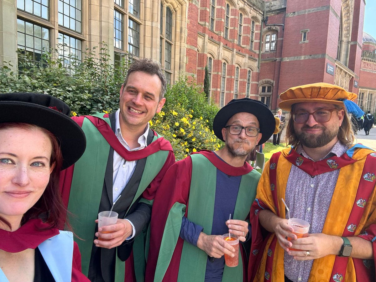 And we came out for it! Lovely afternoon, congrats again to our fab grads.