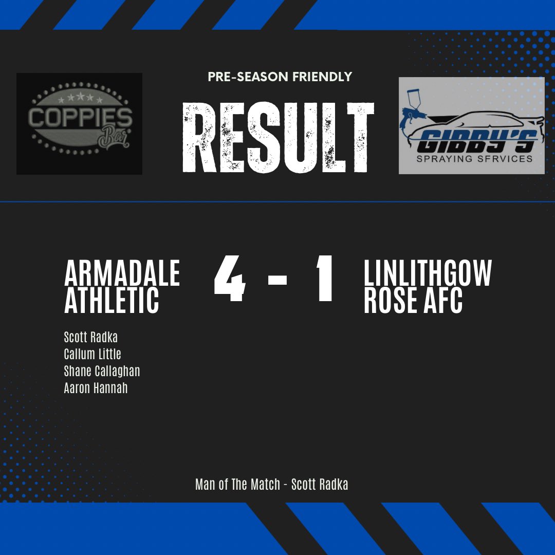 FcArmadale's tweet photo. Difficult pitch for both teams to play much football but the boys kept at it and picked up a good win.

All the best to @LRCFCAmateurs for the upcoming season 👍 https://t.co/GTSH76guf9