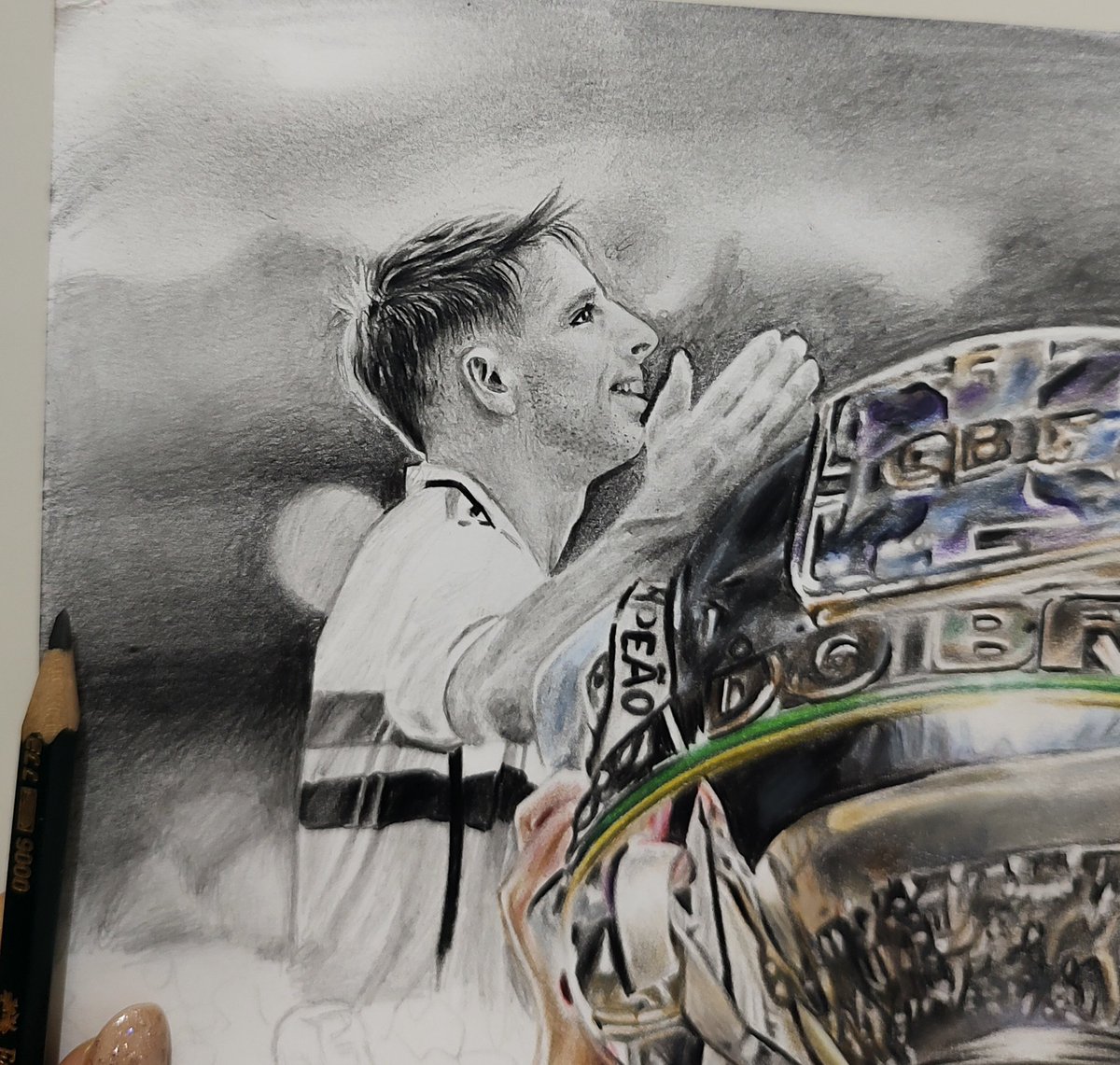 Gostei muito de voltar a usar só grafite