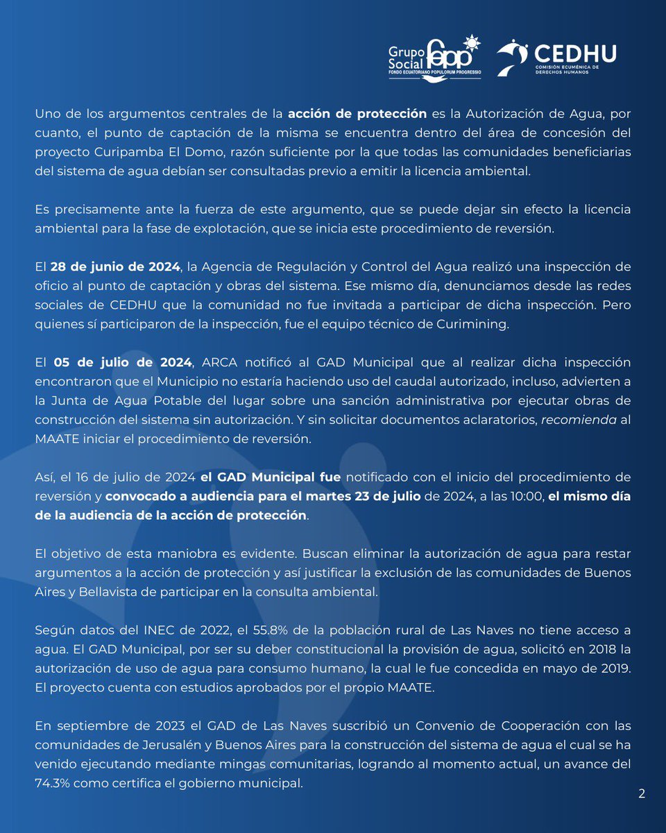 Comisión Ecuménica de Derechos Humanos tweet media