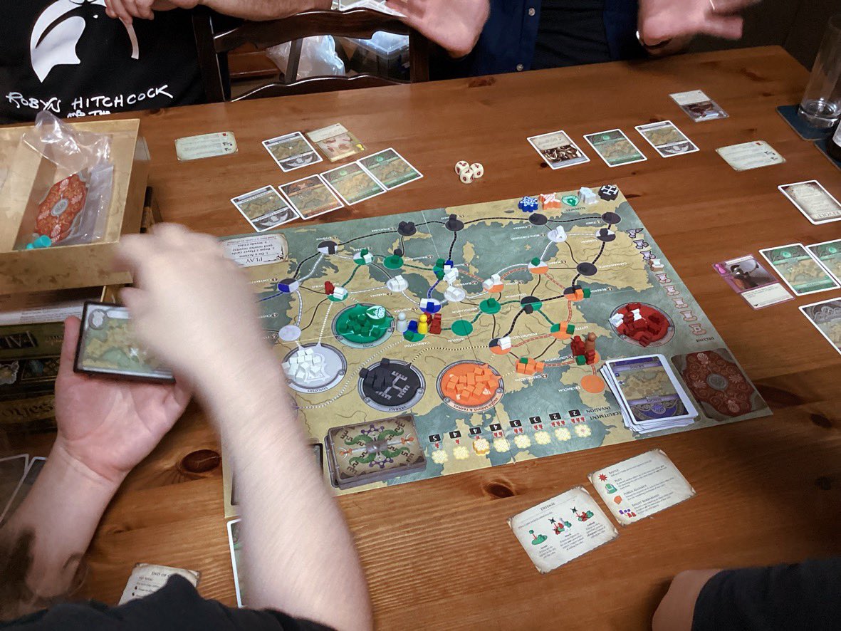 letsxcapetoget1's tweet photo. Some gaming from this week’s Thursday Boardgame Community Night.
https://t.co/kw9WHi76uw
#BoardgameCafe #TabletopGames #GameNight #Boardgaming #TabletopCafe #BoardgameLovers #CafeGames #PlayAndSip #BoardgameCommunity #GameCafeAdventure #CafeLife #CoffeeLovers #BaristaMagic https://t.co/8MxKdSRP0c